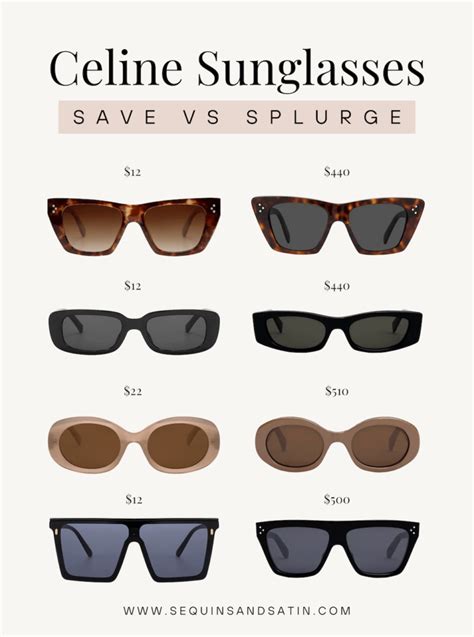 celine sunglasses dupe amazon|best designer dupe sunglasses amazon.